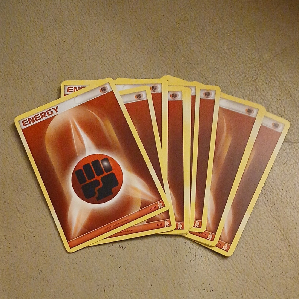 Energy Game Cards - Red and Yellow